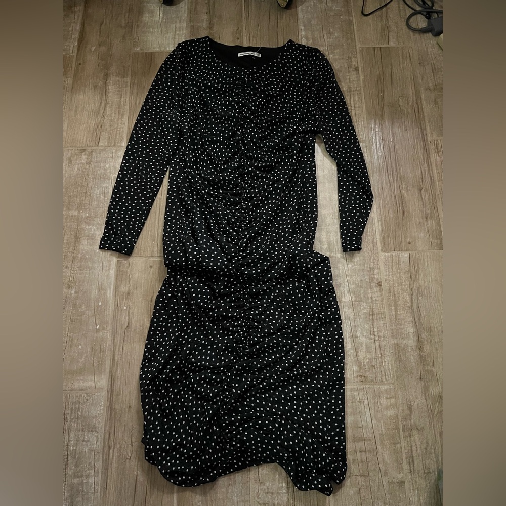 Abercrombie & Fitch Black Dress with White Dots